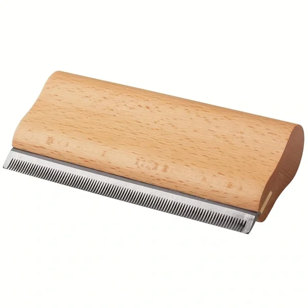 Wood PET Cat Dog Horse Removal Shedding Grooming Tool.