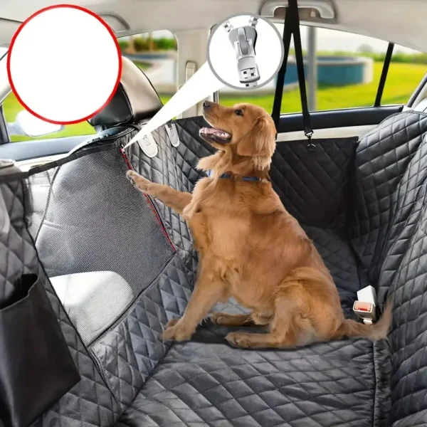 Dog Seat Cover for Back Seat, 100% Waterproof.