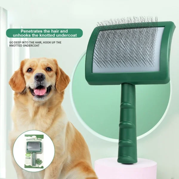 New Extra Long Pin Slicker Brush for Large Dog.